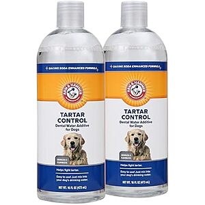 [SnS, AC] $6.22* | 2-Pk 16-Oz Arm & Hammer Clinical Care Dental Rinse for Adult Dogs at Amazon